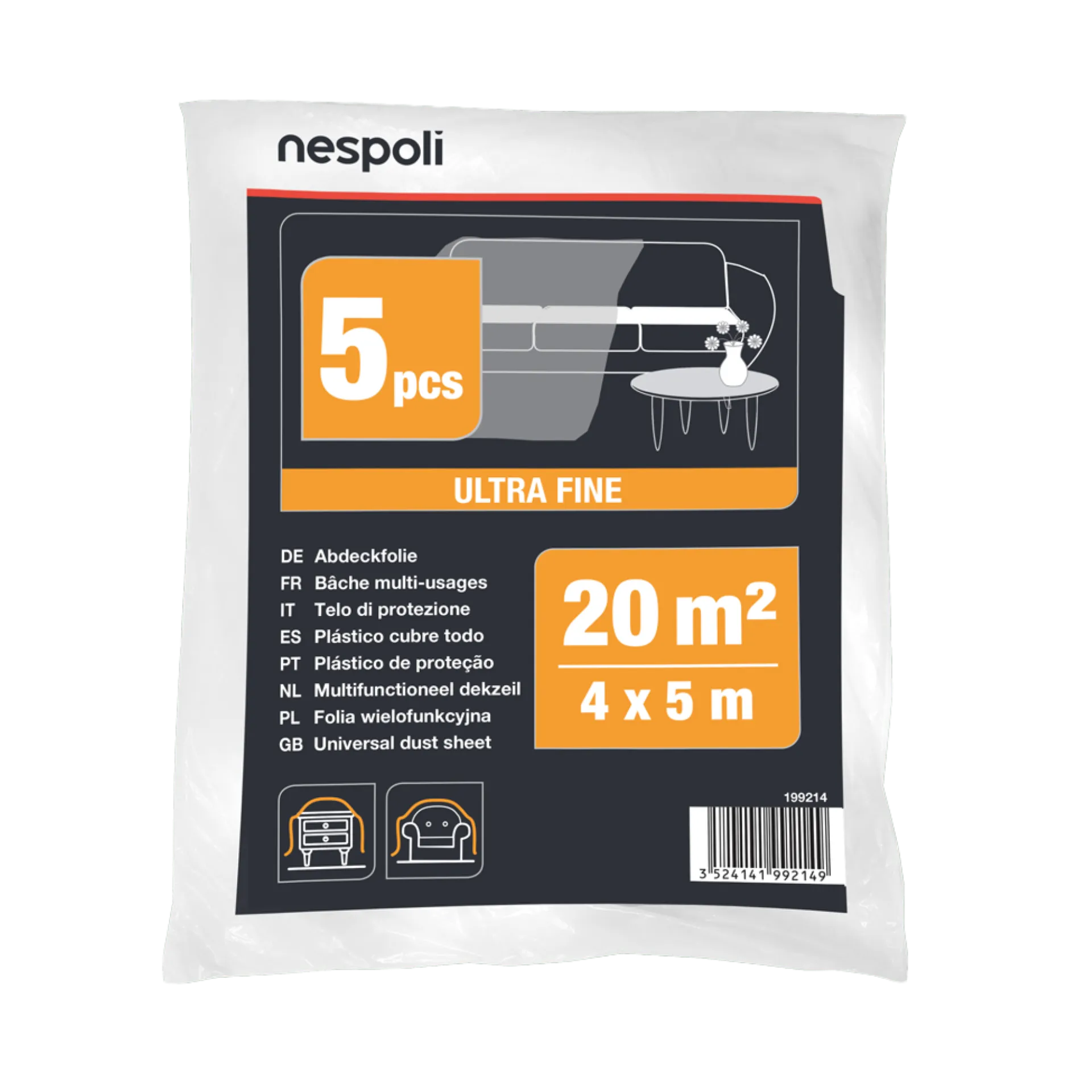 PROTEZIONE TELO ULTRA FINE