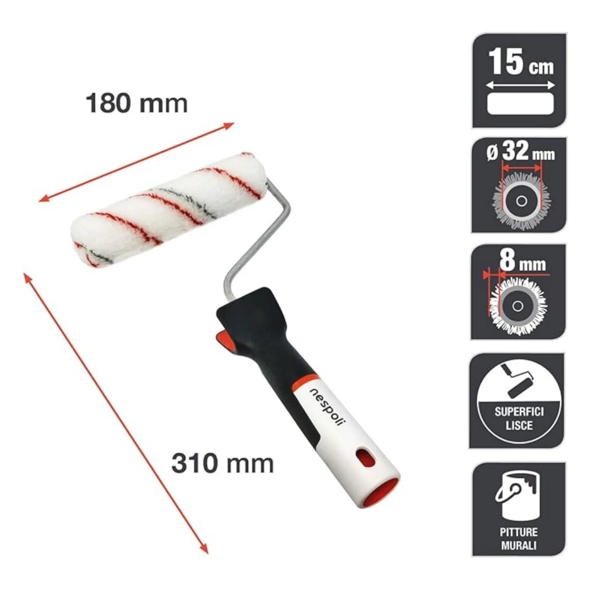 SOFTTOUCH TEFLON LISCE rullotto