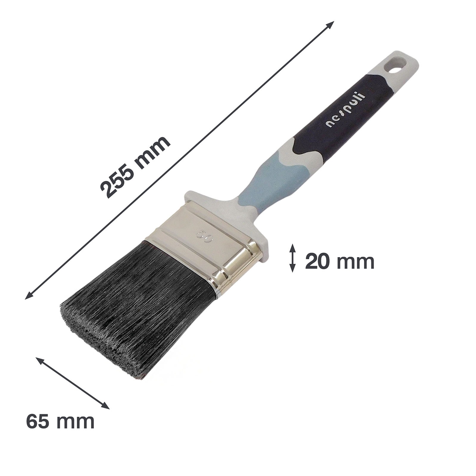 SOFT TOUCH OGGETTI NESPOLI PENNELLO PIATTO SOFTTOUCH OGGETTI 65