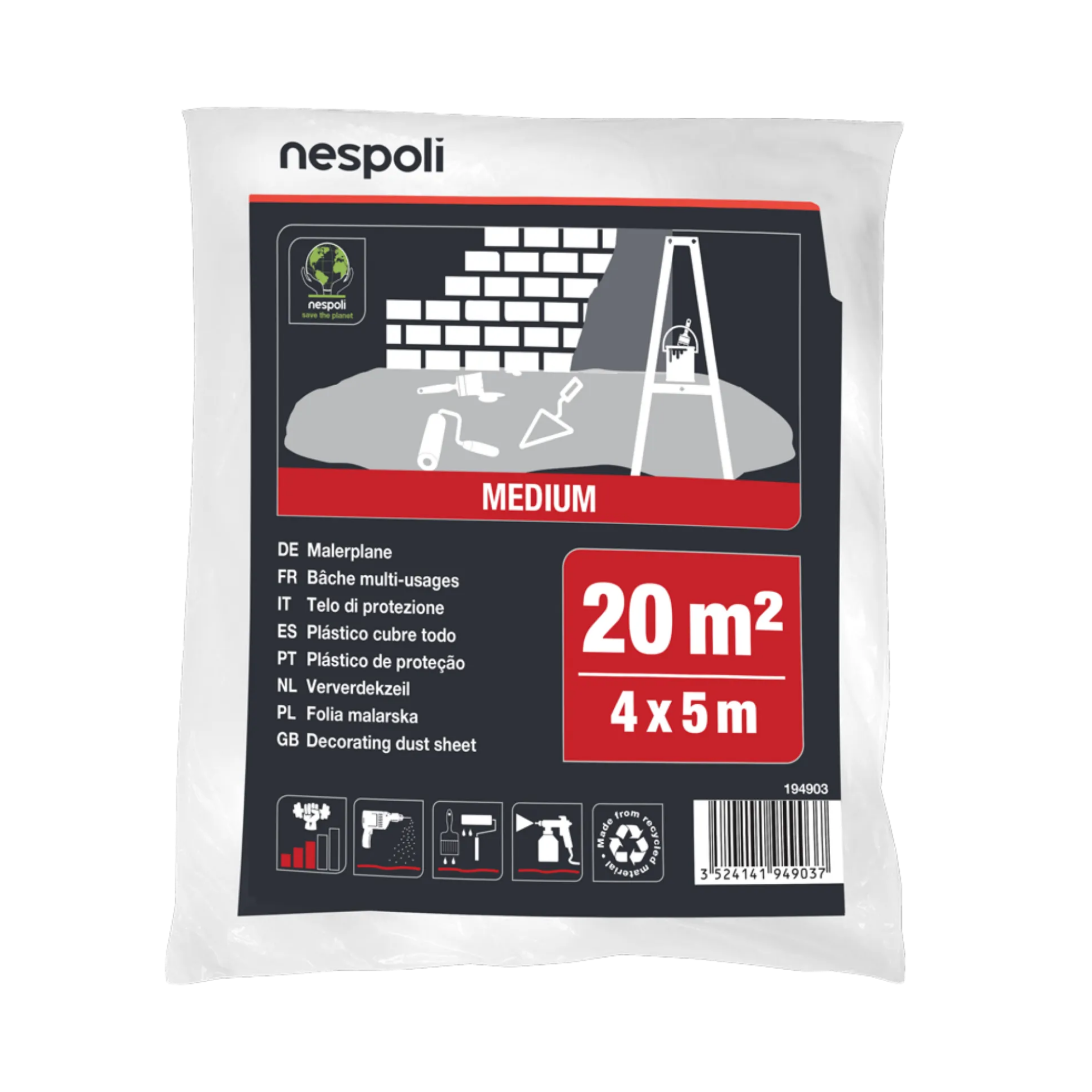 PROTEZIONE NESPOLI TELO PROT. MEDIUM 4x5m