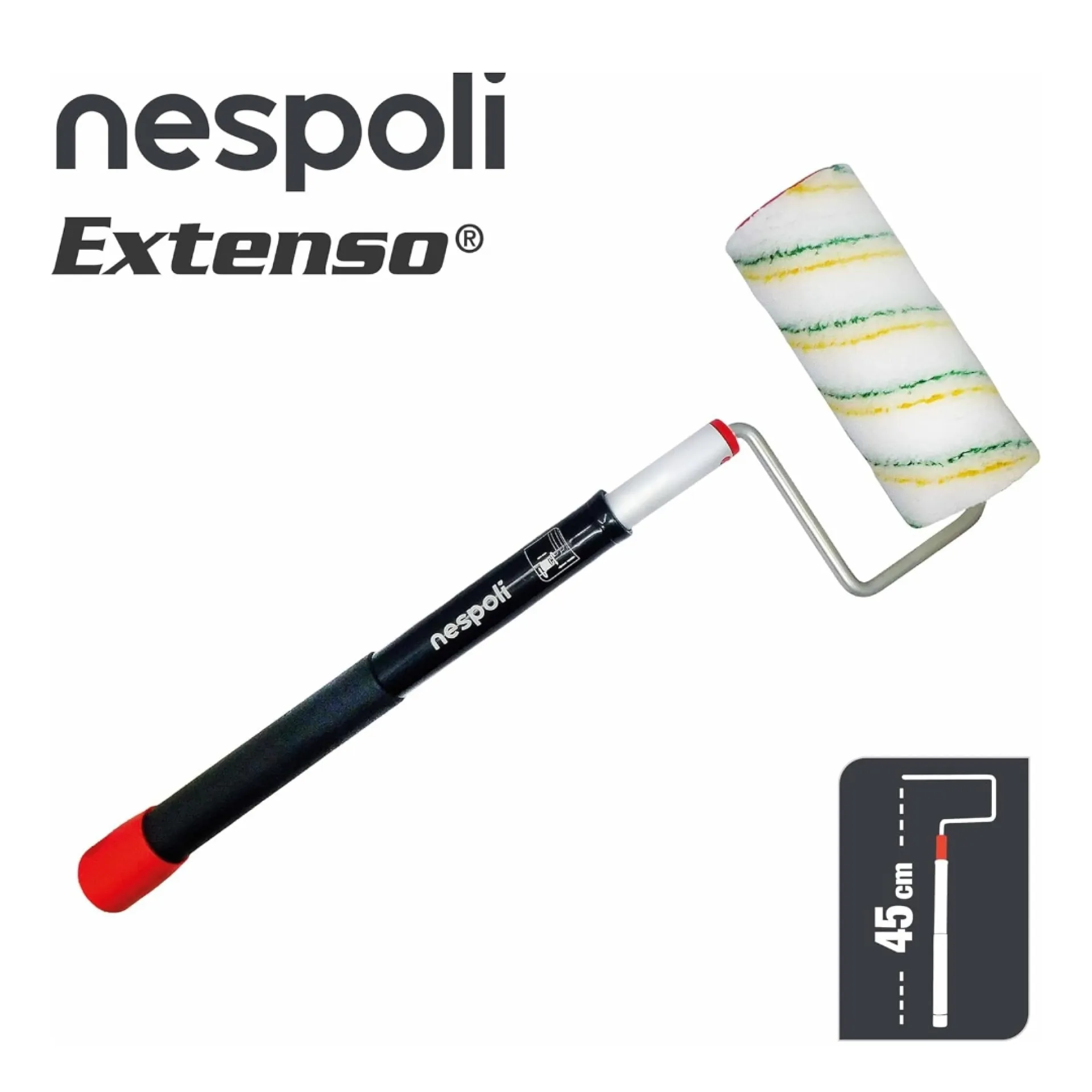 EXTENSO C/RULLO UNIVERSALE 18cm