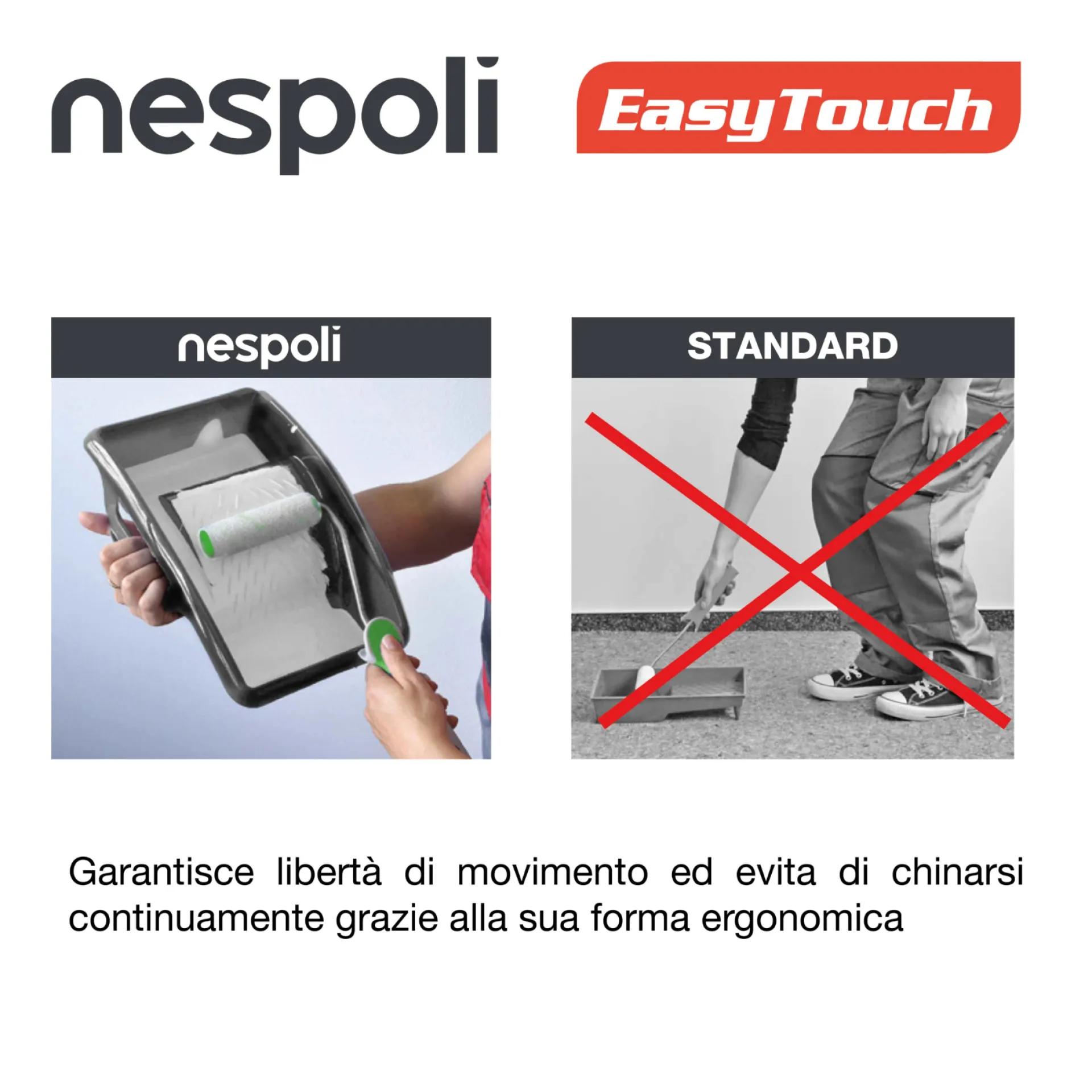 NESPOLI KIT EASYTOUCH + MINIRULLI PARETI