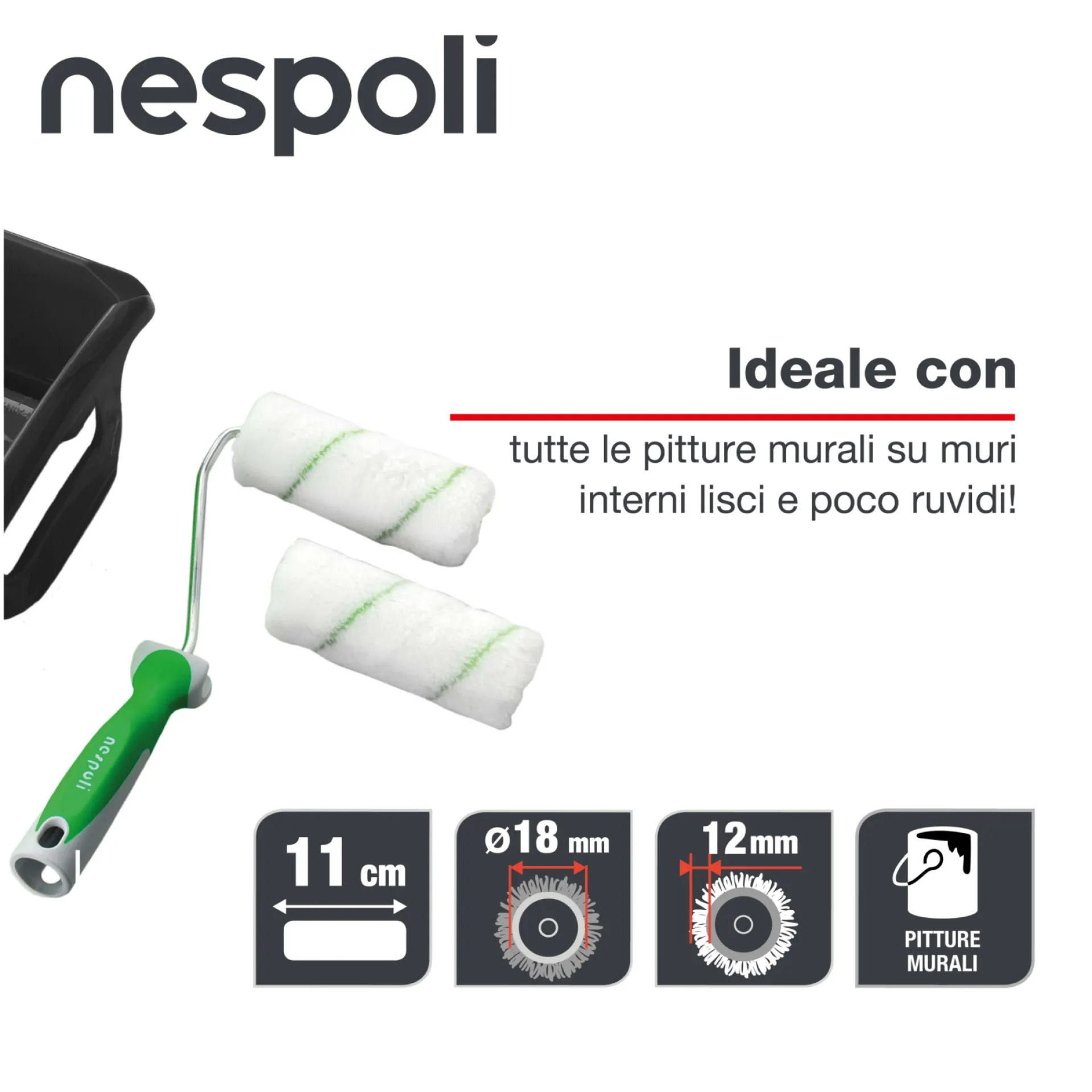 NESPOLI KIT EASYTOUCH + MINIRULLI PARETI
